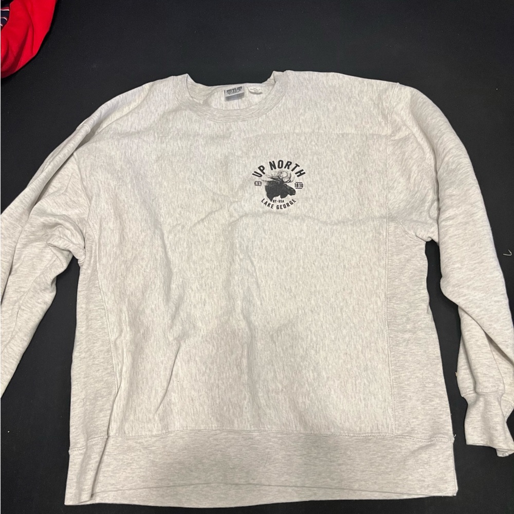 Light Gray Crewneck Sweater